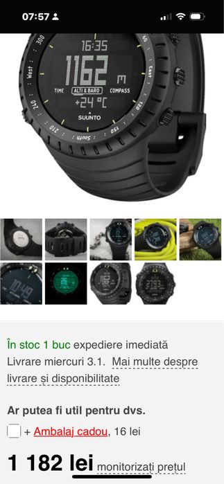 Ceas Suunto Core Ultimate Black
