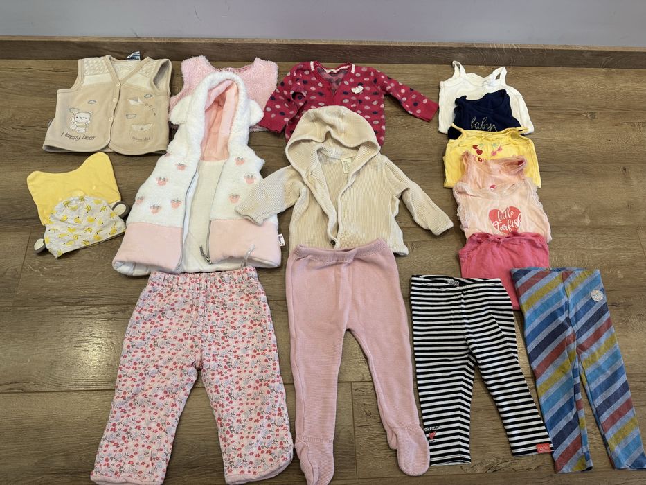 Голям лот за бебе момиче 6 месеца( 68 см.)
