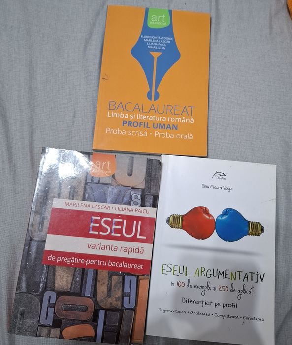 Vand materie carti dosar BAC romana