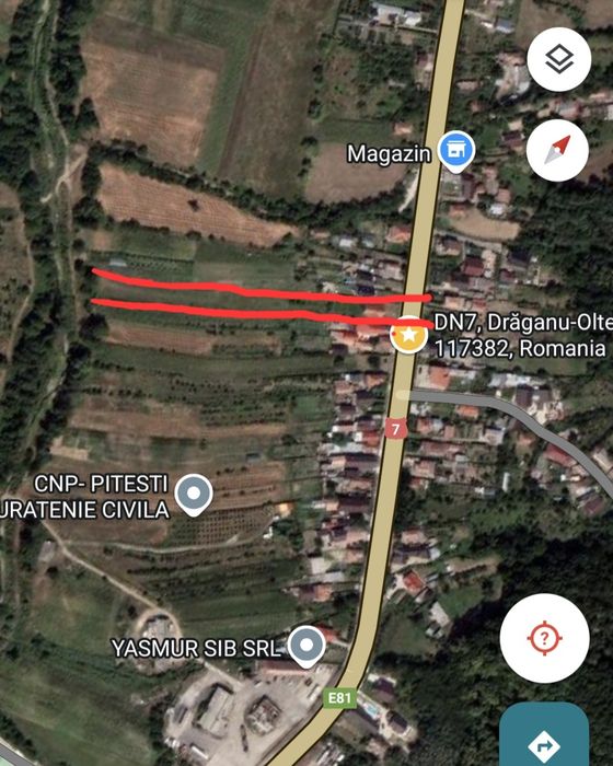Casă cu 3500 mp de teren intravilan la doar 11 km de Pitești