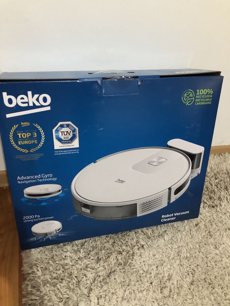 Vand aspirator robot+mop Beko+1 an garantie