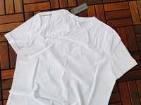 ПРОМО Calvin Klein XL  -Оригинална мъжка бяла тениска с релеф