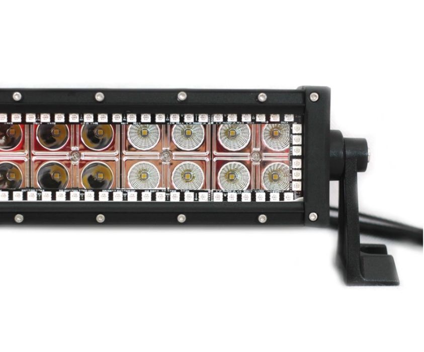 Led Bar Auto DRL RGB Telecomanda, Blitz-Flash Alimentare CREE 60-82 CM