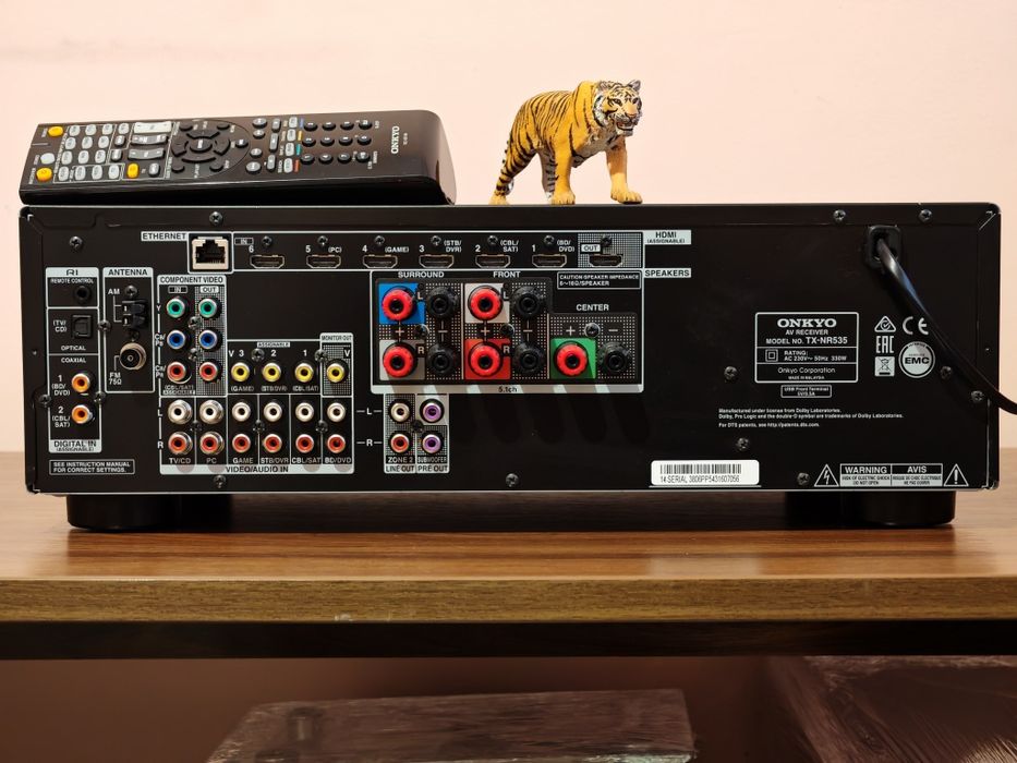 Onkyo TX-NR535. Piesă Hi-Fi superbă. Bluetooth, Wireless. Preț fix !