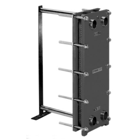 2 x Schimbator caldura cu placi detasabile,Varem T3, 10 bari, 17 placi