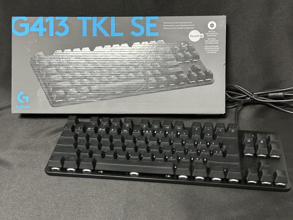 Клавиатура Logitech G413 (г. Тараз 7мкр 12/2) лот номер 255319