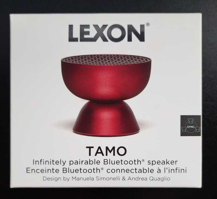 Boxa Portabila LEXON Tamo Dark Red Sigilata!