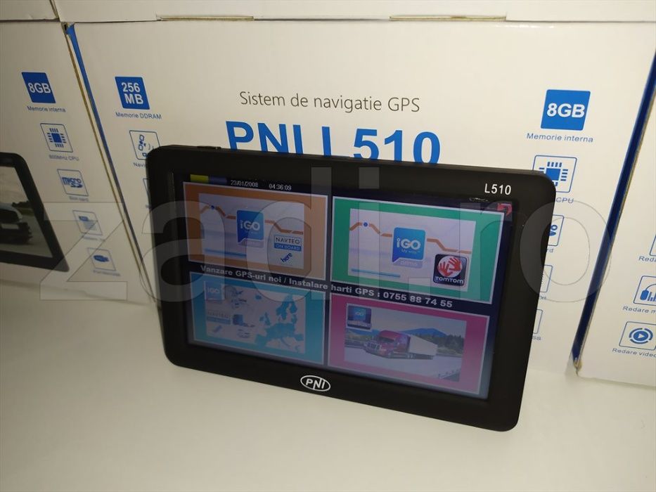 Gps PNI L510"-harti camion+auto+toata europa-PREFERABIL AUTOSTRAZI