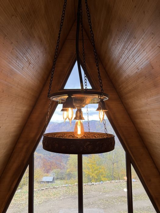 Cabana cu ciubăr A frame. Wildcabinpanoramic Mărișel