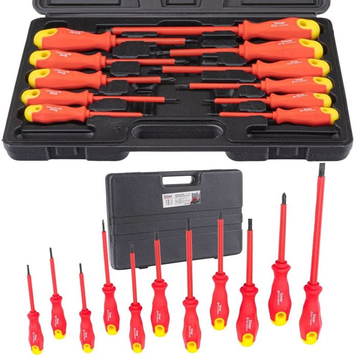 Set de șurubelnite izolate 11el , Powermat 10869