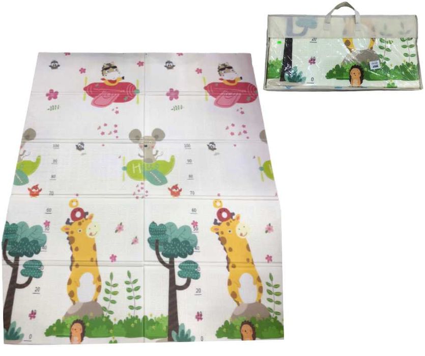 ПРОМОЦИЯ! Двулицево термо килимче за игра 150х180 см на 1 см дебелина