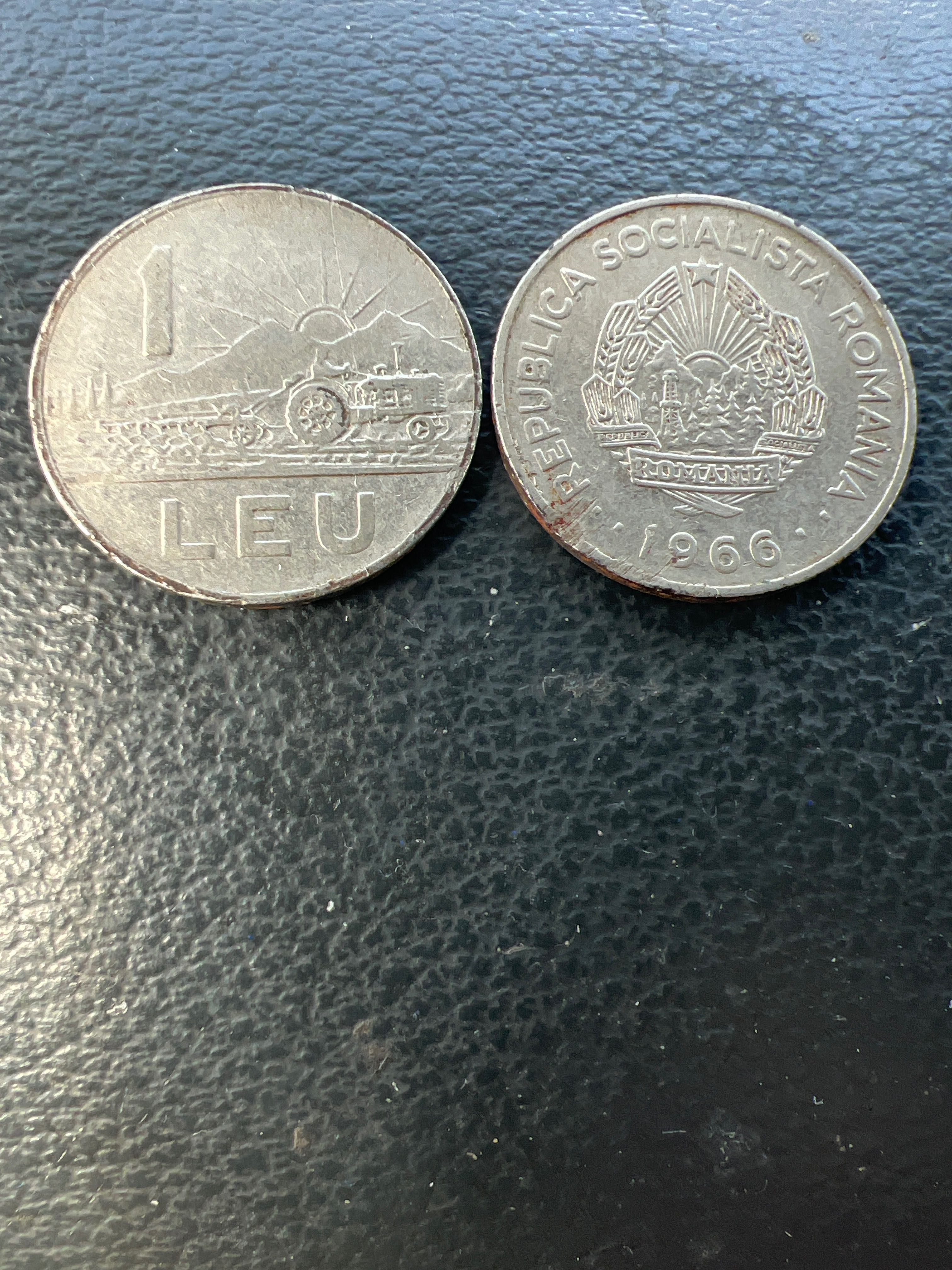 Monede 1 leu RSR din 1966