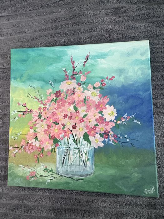 Tablou pictat in ulei 50x 50