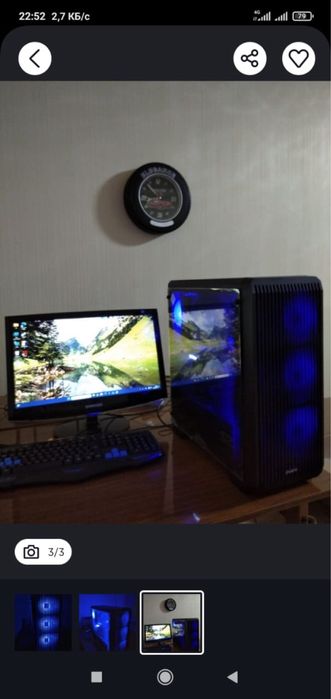 Компьютер RTX 4060 8gb ryzen 5 3600, обмен с моей доплатой