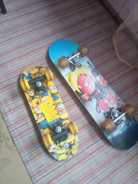 Transport Gratuit curier ! Skeiboard copii roti silicon ambele 100 ron