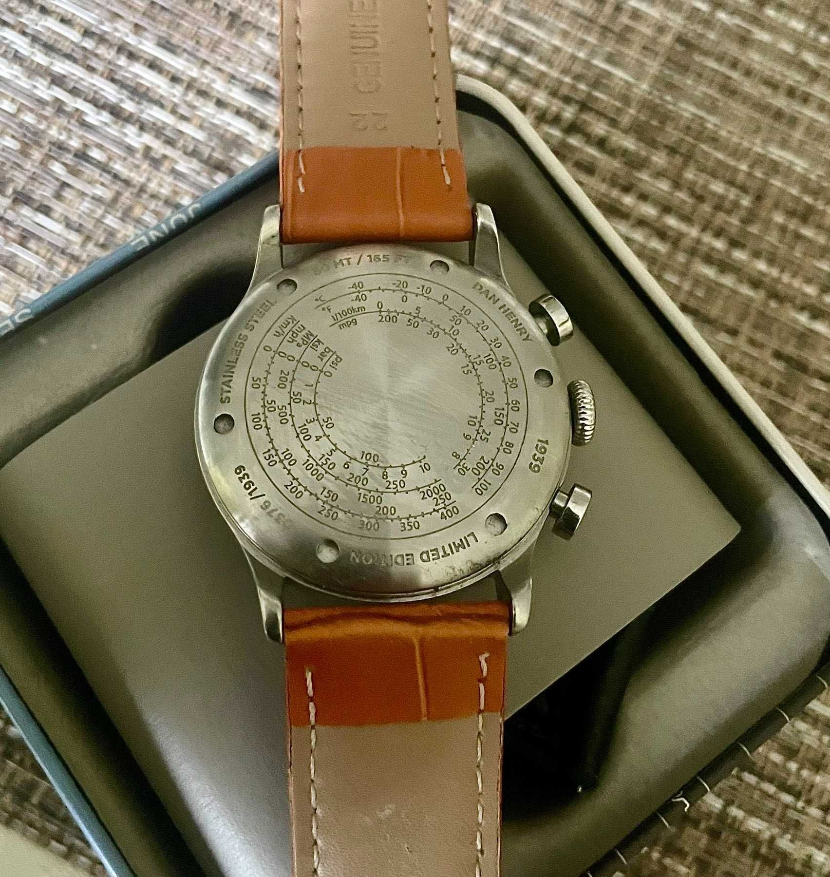 1939 Dan Henry Military Multiscale Chronograph Limited 0376/1963
