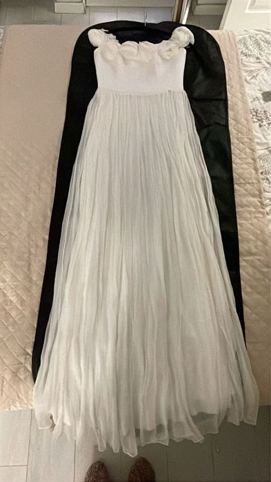 Rochie de mireasa, Marca Nisaa, material matase naturala, marimea 38