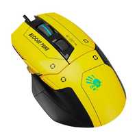 Проводная игровая мышь Bloody W70MAX CYBER PUNK YELLOW Gaminig Mouse