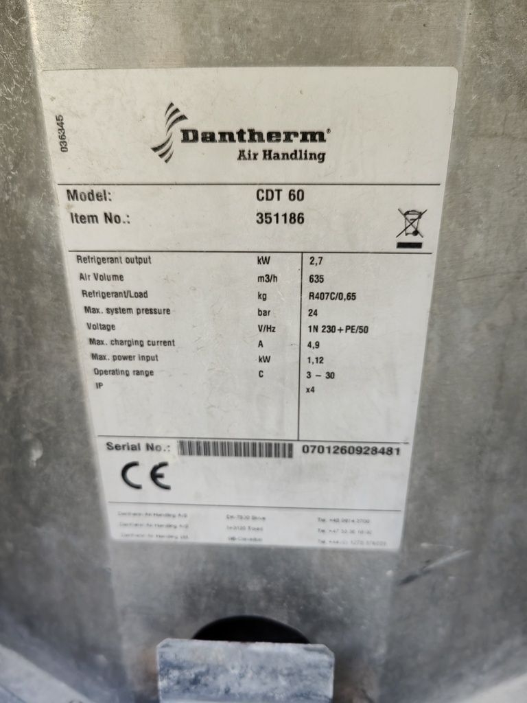 vand dezumidificator profesional Dantherm CDT60