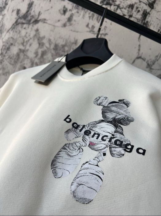 Bluza Balenciaga alba sau neagra Premium s-xxl