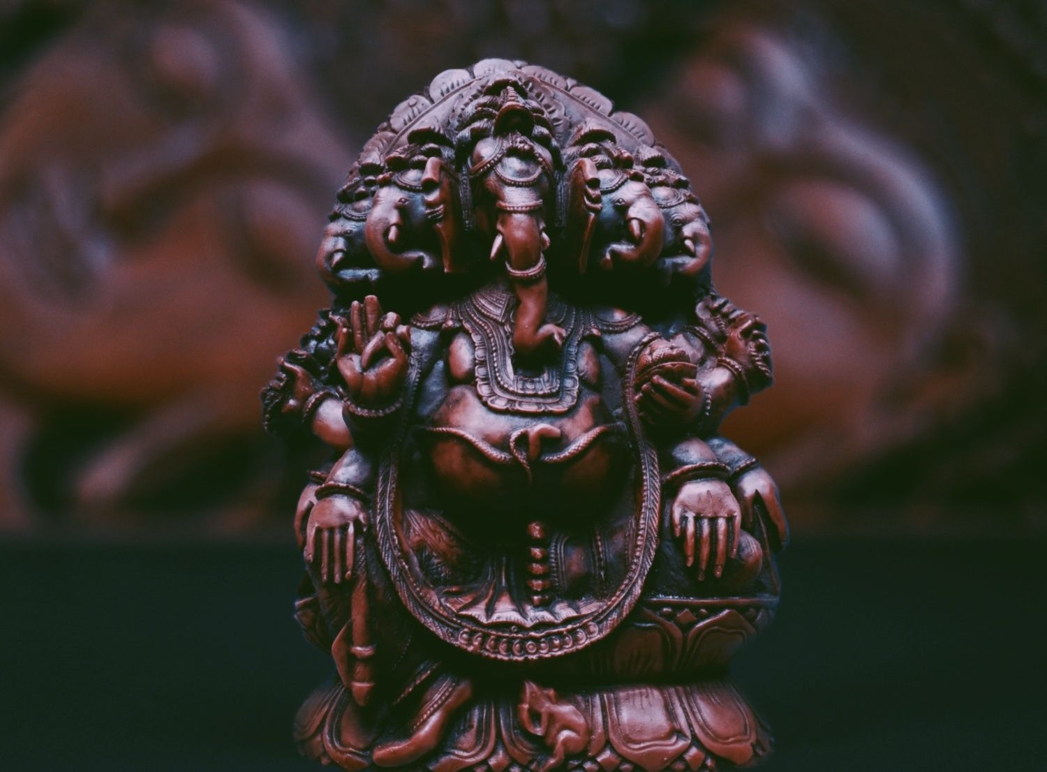Statuie, statueta ornament de altar Ganapati, Ganesh, zeul Ganesha