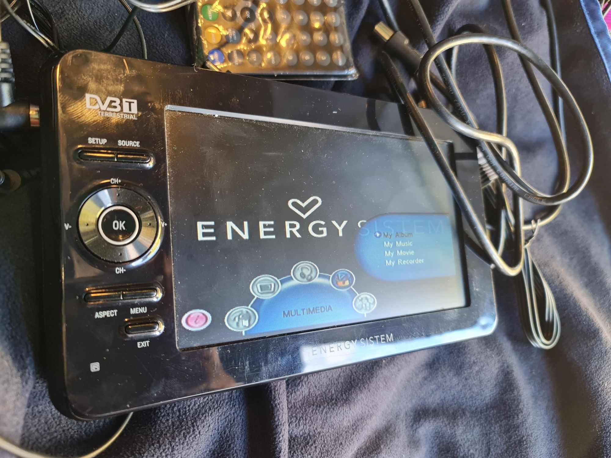 Мултимедия за кола 7  инча dvb T,Energy tv 2070,portable