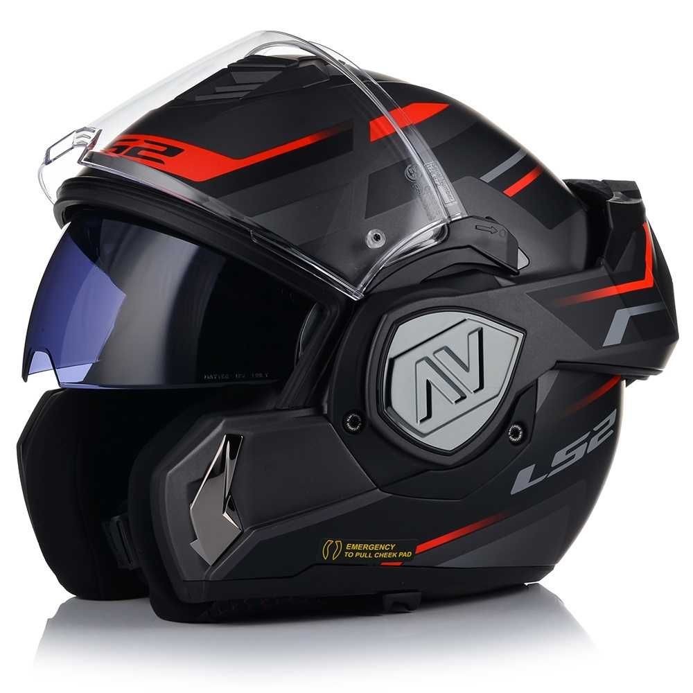 Каска LS2 FF906 advant kuka matt black red