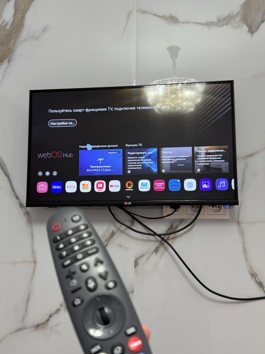 Смарт тв ,комод , микроволновка , шкаф