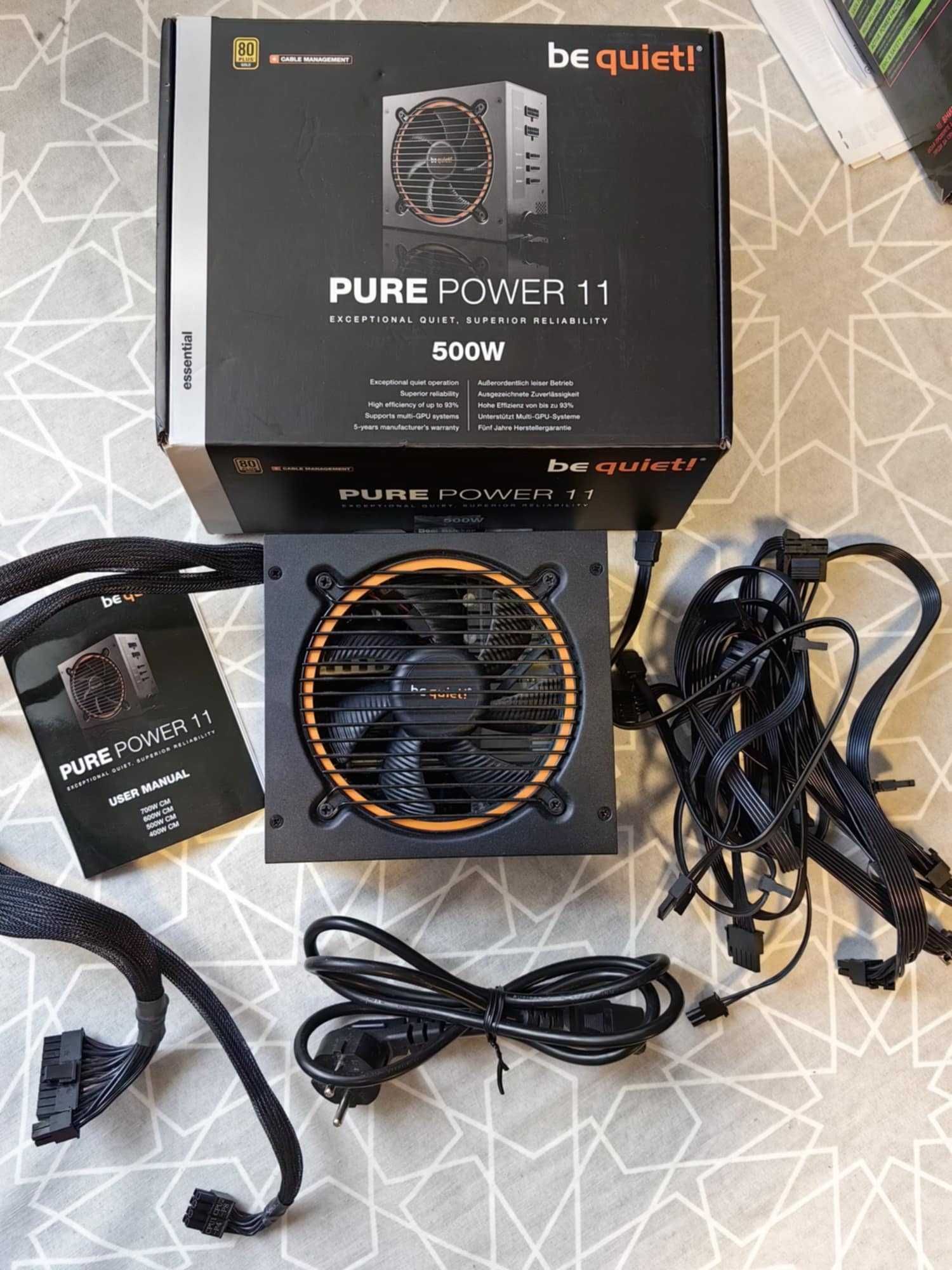 Захранване за компютър- be quiet! Pure Power 11 500W Gold