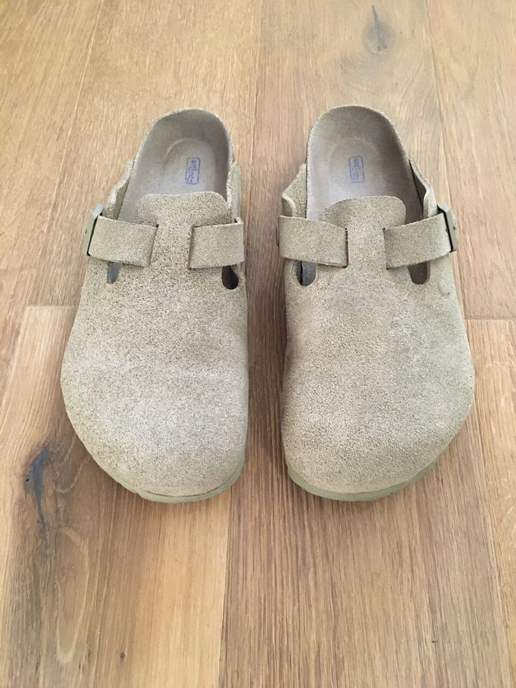 Saboti Birkenstock marimea 40 din piele naturala purtati foarte putin