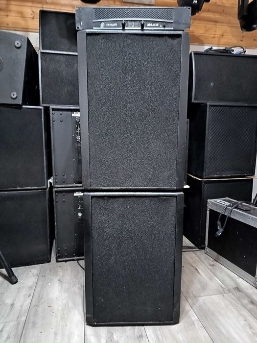 Boxe profesionale pasive reflex sound + amplificator Crown