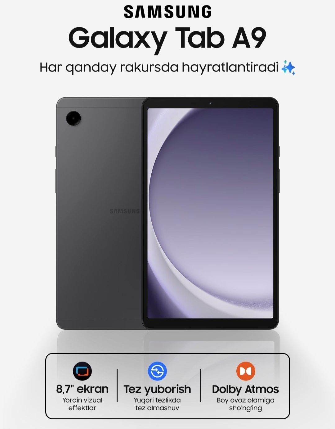 Продается планшет Samsung galaxy tab A9