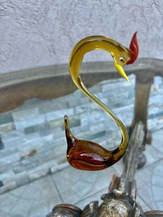 Set superb-doua figurine vintage-sticla de Murano-linia Century-Italia