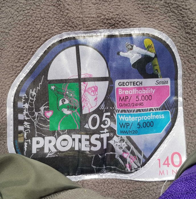 Детски ски екип 9-10години ново яке Crivit и панталон PROTEST 5000mm