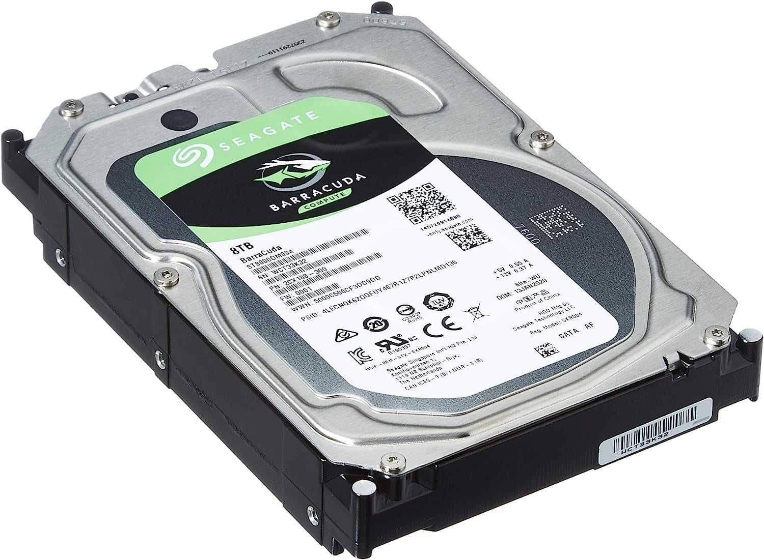 Жёсткий диск HDD 8000Gb Seagate 256 Mb, SATA III 5400 rpm