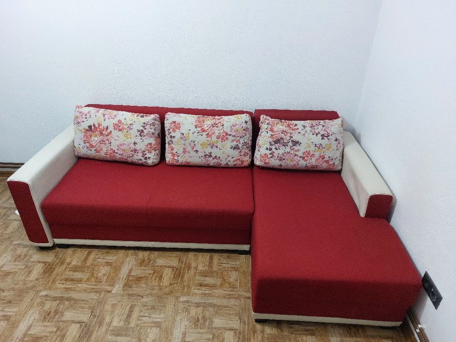 Coltar extensibil dreapta cu ladă 223 x 139 x 85 cm