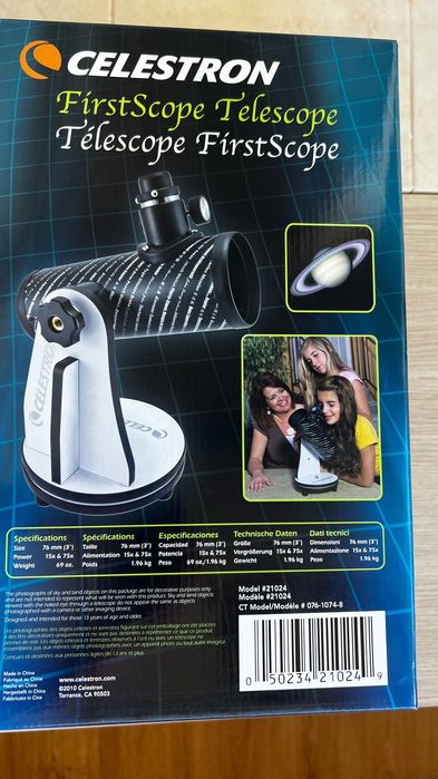 телескоп Celestron - FirstScope 76