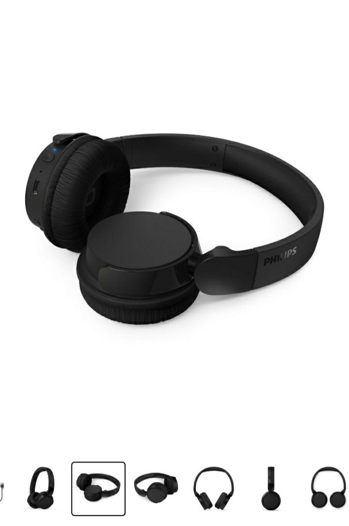 Наушники накладные Bluetooth Philips TAH4209 Black