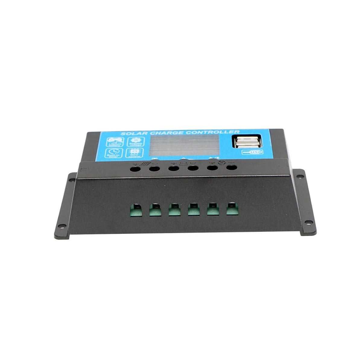 Kit pachet gard electric 12 Joule 12 220V panou baterie 12ah fir 1000m