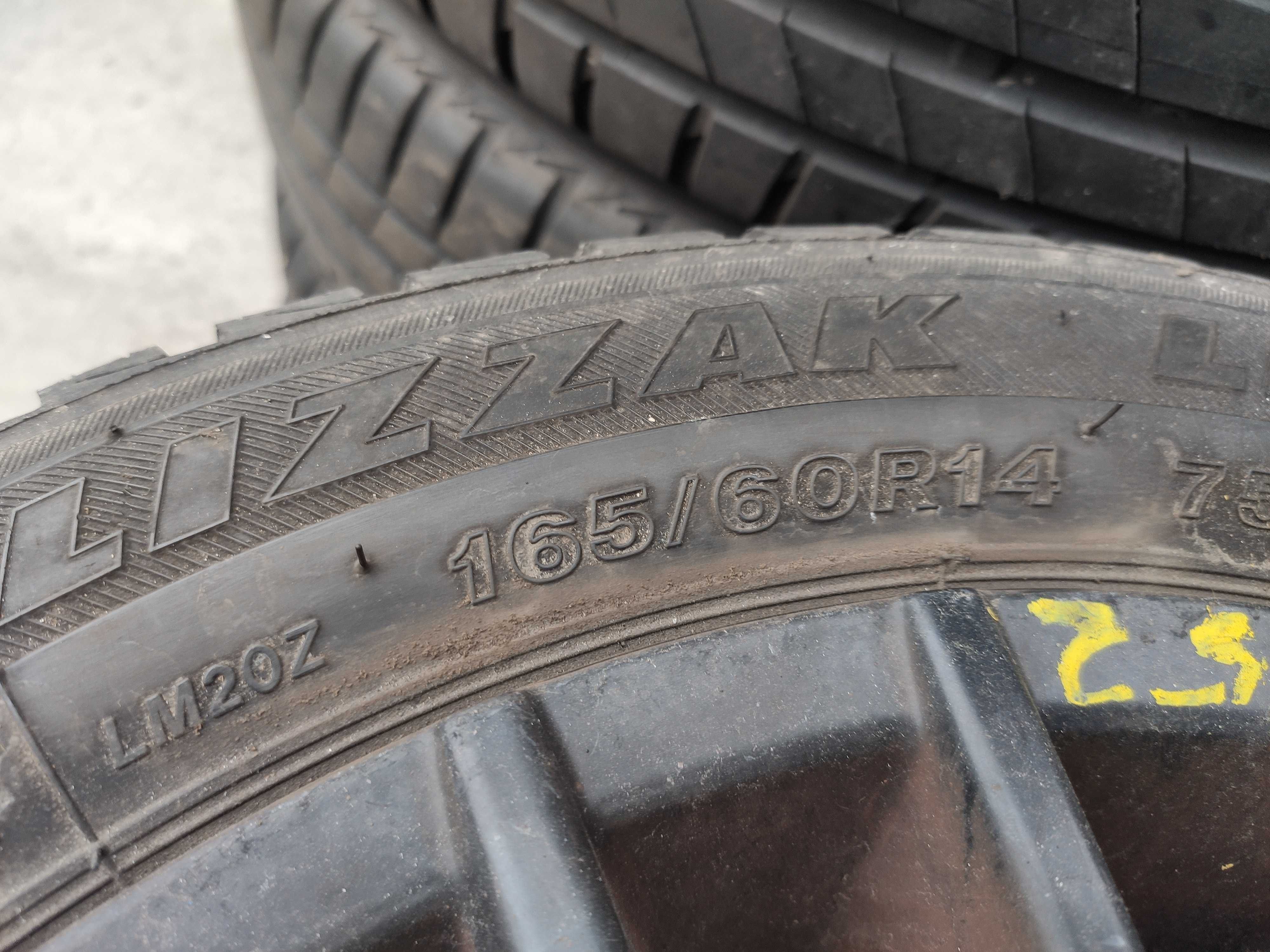 4бр Зимни гуми 165 60 14 - Bridgestone