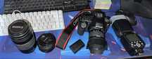 Echipament foto canon 80D plus accesorii