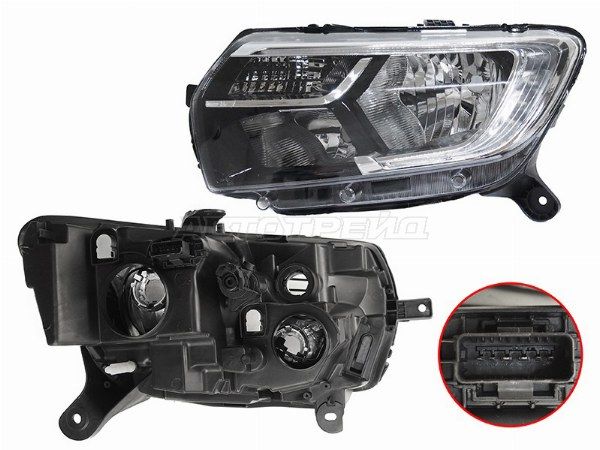 Фара  Renault Logan