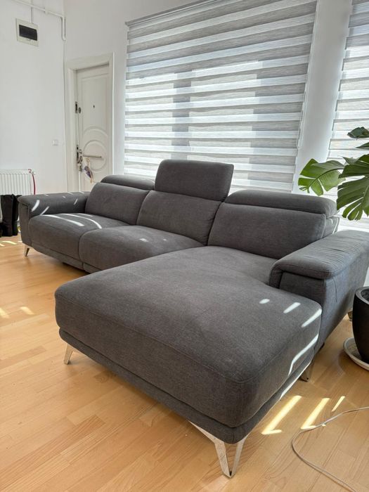 Canapea colțar din stofă – stare ca nouă – Sibiu