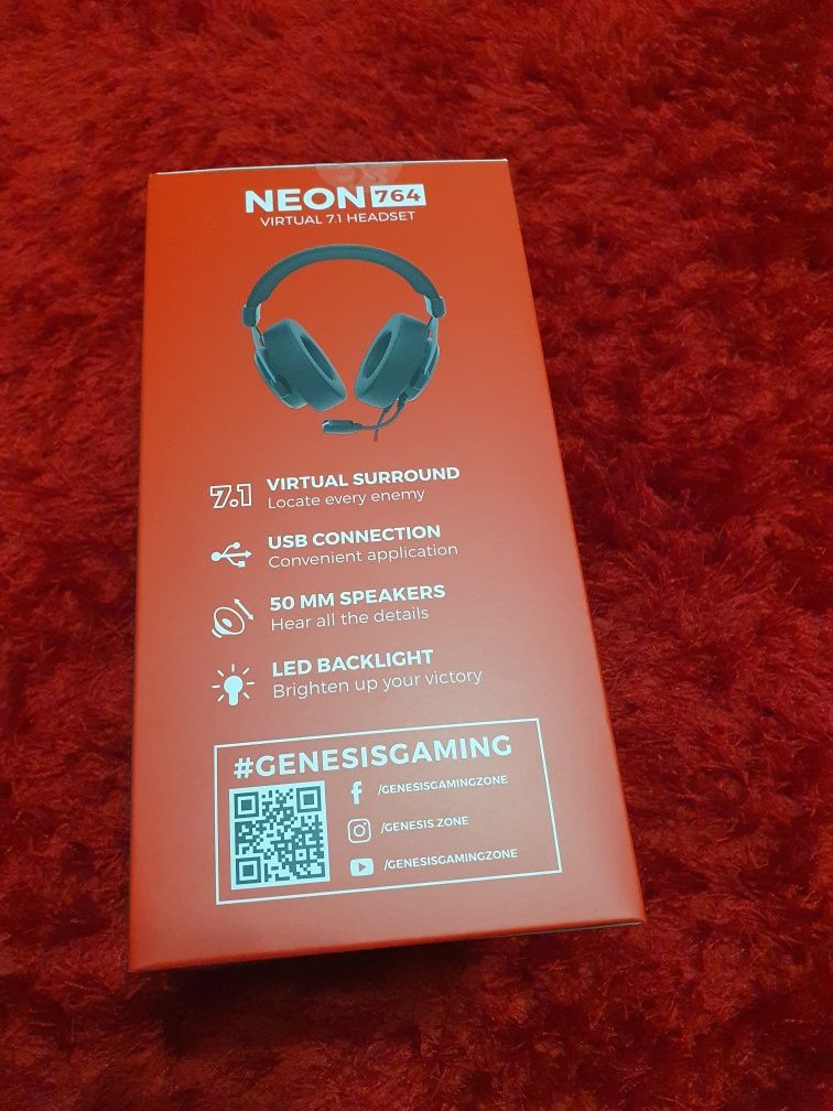 Căști gaming Genesis 764