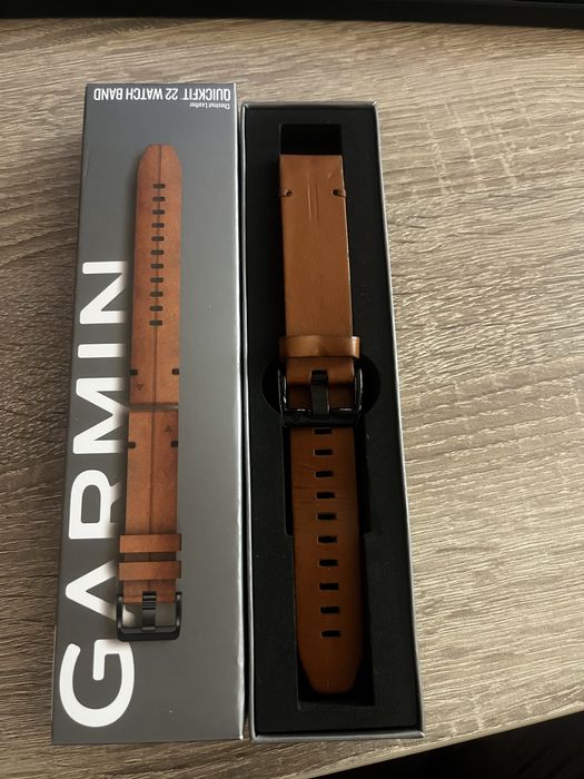 Кожена каишка quickfit за Gamin 22mm