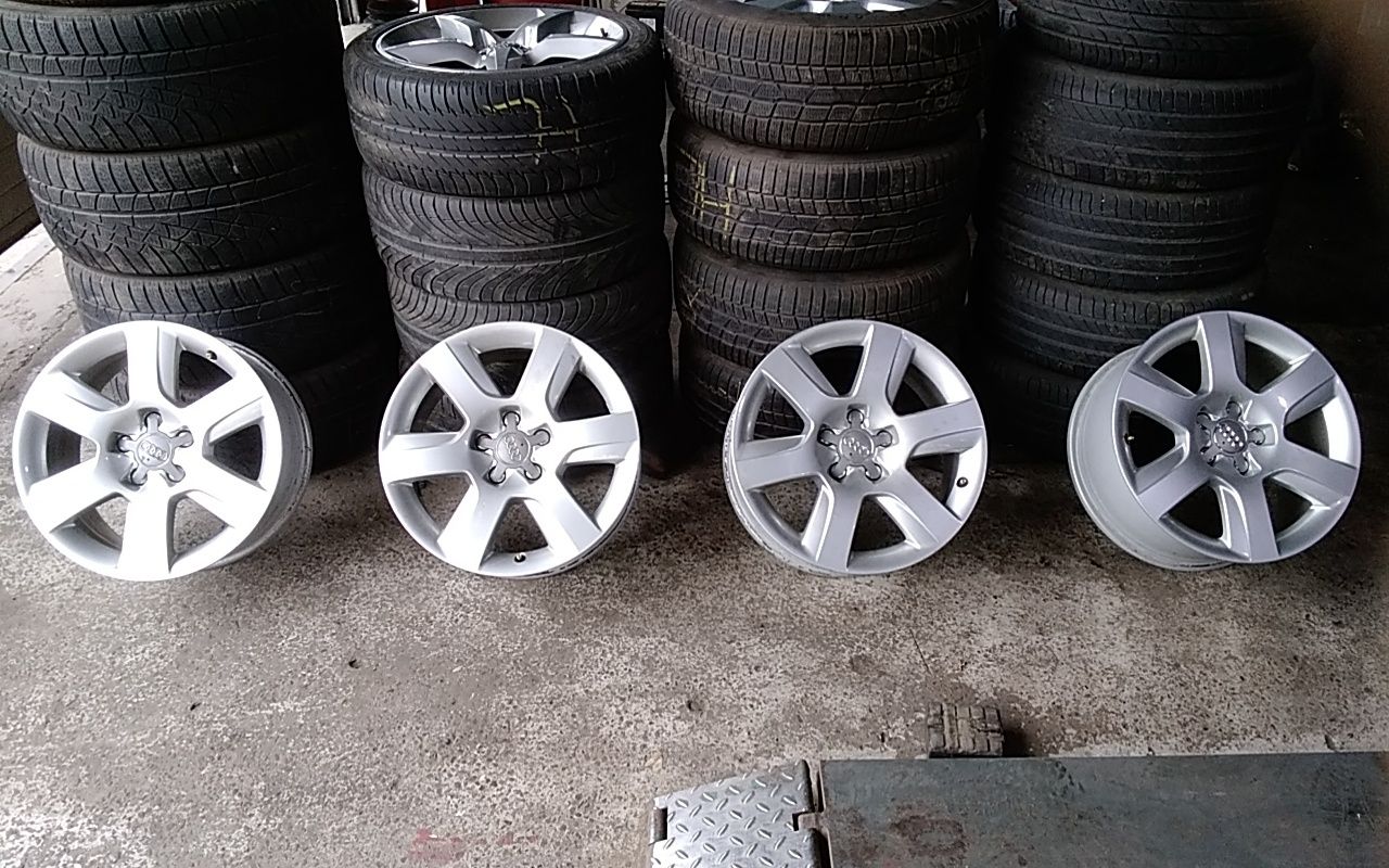 Set 4 jante aluminiu 5X112 R17 Originale Audi A8