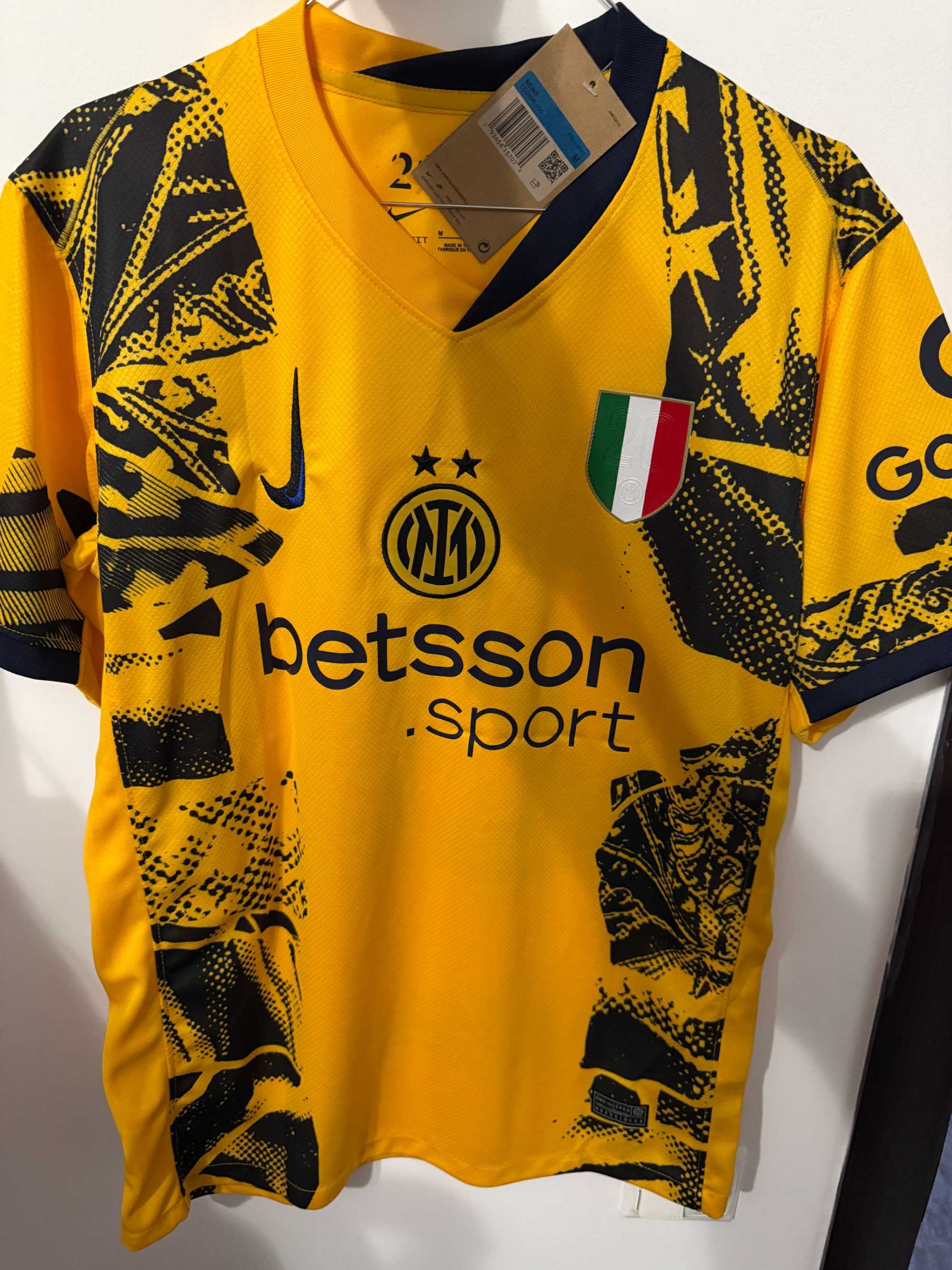 Tricou Inter Milano Calhanoglu third kit fotbal scudetto badge