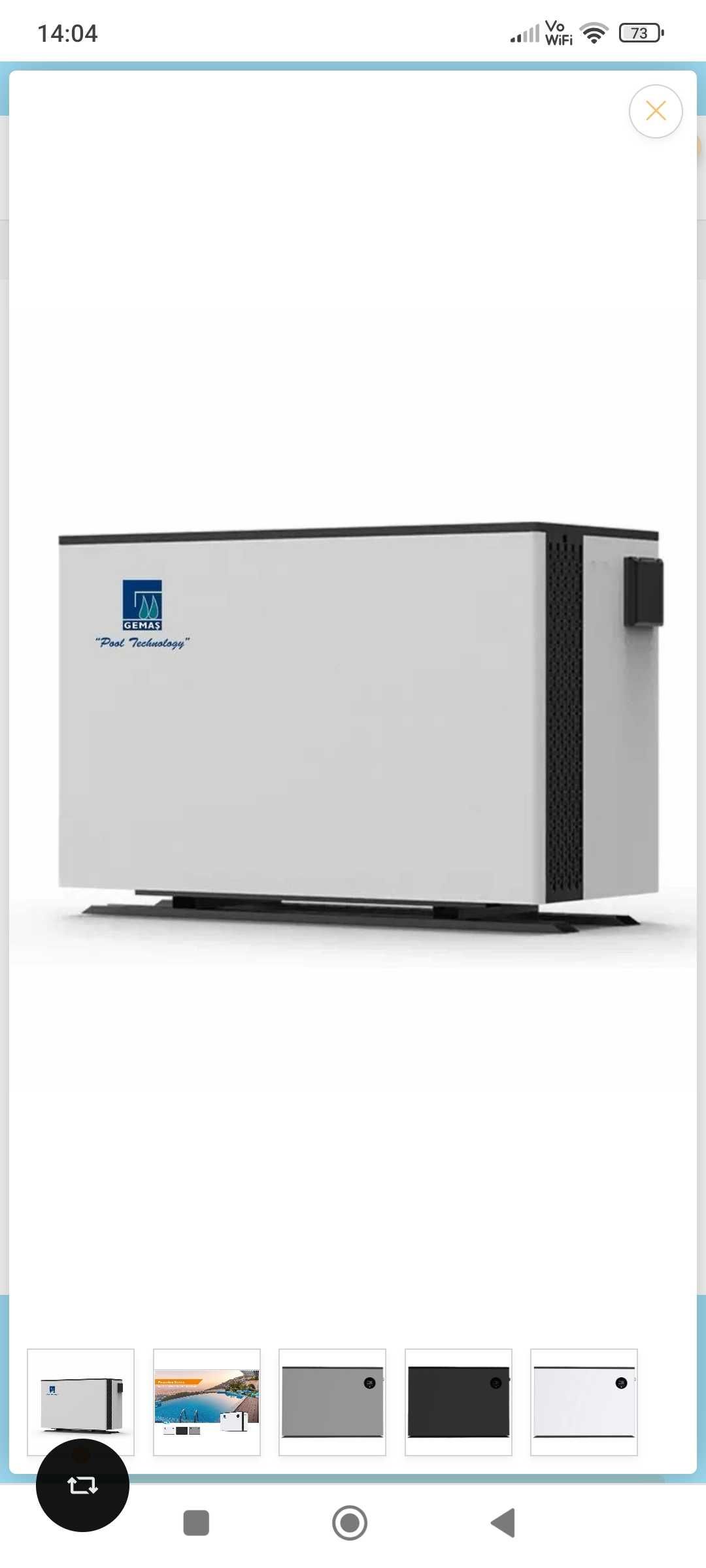 Термопомпа за басейн POSEIDON 11 kw
