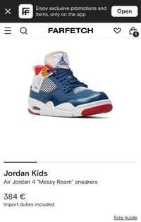 Nike air Jordan 4 - 38,5 номер