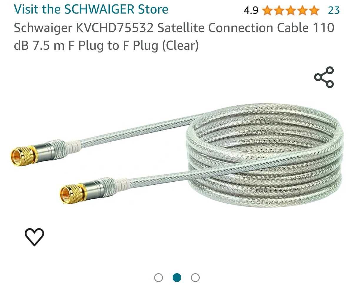 Cablu coaxial satelit Schwaiger